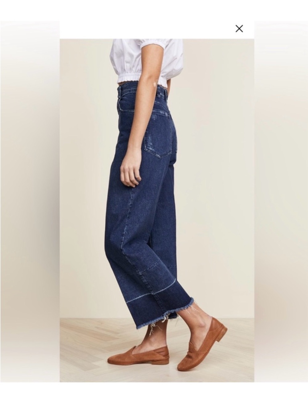 Rachel Comey Dark Blue Indigo Legion Wide-Leg Jeans Sz 6 - Picture 2 of 14